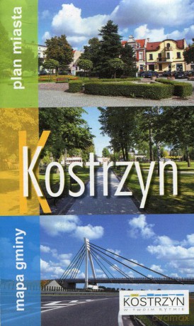 Kostrzyn mapa gminy 1:10 000