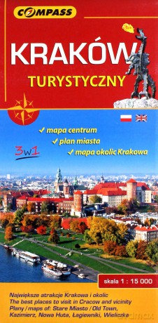 Kraków turystyczny 1:15 000