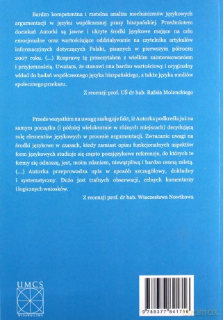 La Argumentacion Linguistica - Daria Urzędowska-Chaves [KSIĄŻKA]