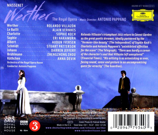 Rolando Villazon: Massenet:Werther [CD]