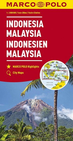 Malezja Indonezja mapa