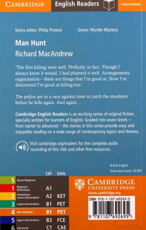 Man Hunt Level 4 Intermediate - Richard MacAndrew [KSIĄŻKA]