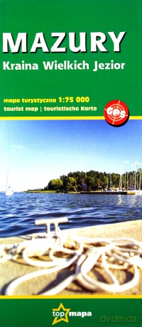 Mazury Kraina Wielkich Jezior mapa turystyczna 1:75 000