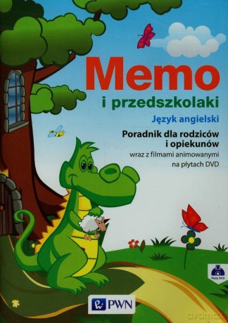 Memo i przedszkolaki Język angielski Poradnik dla rodziców i opiekunów wraz z filmami animowanymi na płytach - Paulina Cygal, Ewa Bulwarska [KSIĄŻKA]