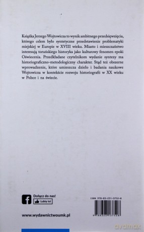 Miasto europejskie w epoce Oświecenia i Rewolucji Francuskiej - Jerzy Wojtowicz [KSIĄŻKA]