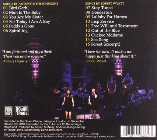 The Unthanks: The Songs Of Robert Wyatt/Antony [CD]