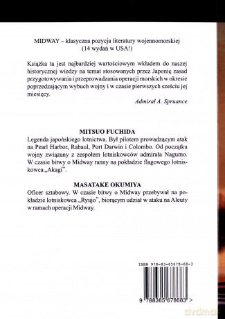 Midway Historia japońskiej marynarki wojennej - Mitsuo Fuchida, Masata Okumiya [KSIĄŻKA]