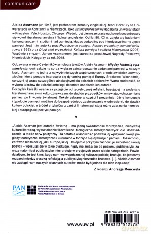 Między historią a pamięcią Antologia - Aleida Assmann [KSIĄŻKA]