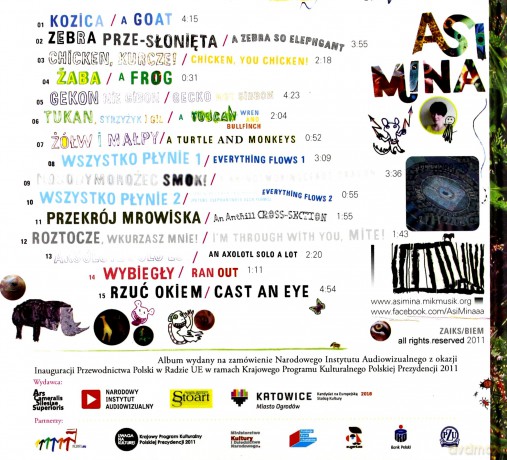 Asi Mina: Wybiegły [CD]