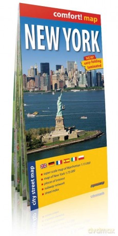 New York City street map 1:75 000