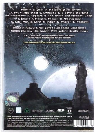 Pendragon: Out Of Order Comes Chaos [DVD]