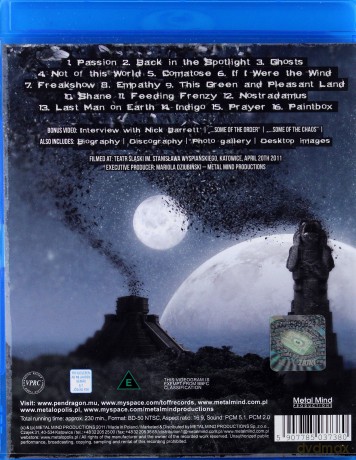 Pendragon: Out Of Order Comes Chaos [Blu-Ray]