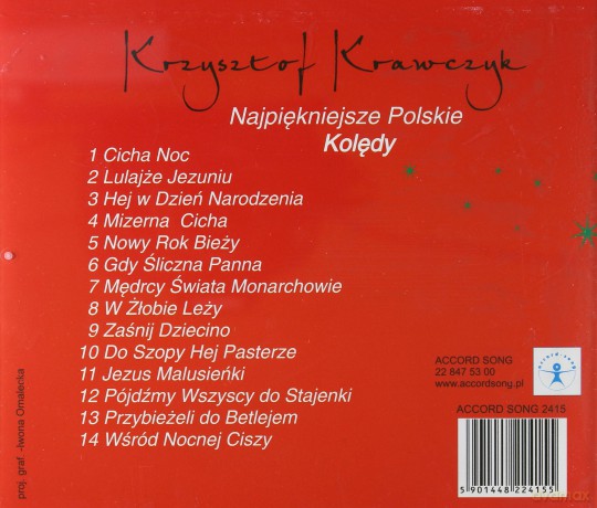 Krzysztof Krawczyk: Najpiękniejsze polskie kolędy [CD]