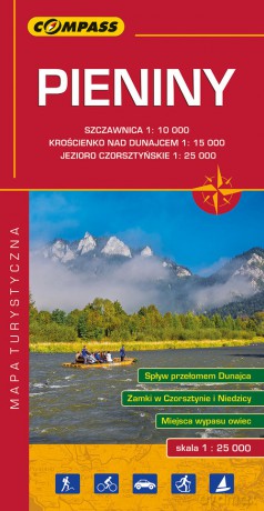 Pieniny Mapa turystyczna 1:25 000