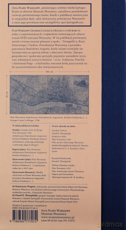 Plan Warszawy 1768 Georges Louis Le Rouge