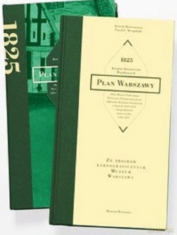 Plan Warszawy 1825 Korpus Inżynierów Wojskowych