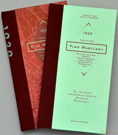 Plan Warszawy 1939 Książnica-Atlas