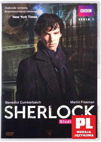 Sherlock seria 1 odc. 1: Studium w różu (BBC) [DVD]