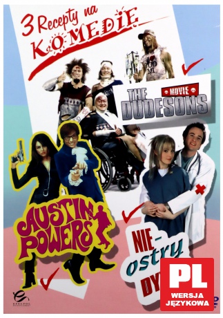 Pakiet Komediowy: The Dudesons / Austin Powers / Nieostry dyżur [3DVD]