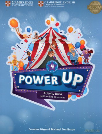 Power Up Level 4 Activity Book with Online Resources and Home Booklet - Caroline Nixon, Michael Tomlinson [KSIĄŻKA]