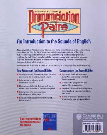 Pronunciation Pairs Student's Book - Ann Baker, Sharon Goldstein [KSIĄŻKA]