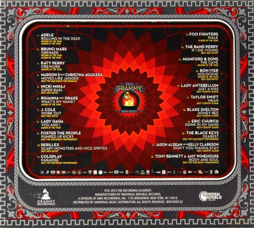 Grammy Nominees 2012  [CD]