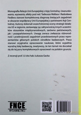Relacje Unii Europejskiej z Azją Centralną [KSIĄŻKA]