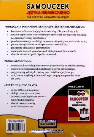 Samouczek języka niemieckiego dla średnio zaawansowanych - Monika Basse [KSIĄŻKA]