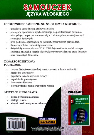Samouczek języka włoskiego - Kamila Zimecka [KSIĄŻKA]