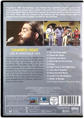 Canned Heat: Live At Montreux 1973 [DVD]