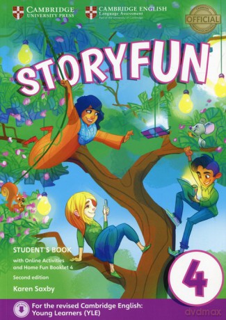Storyfun for Movers 4 Student's Book with Online Activities and Home Fun Booklet 4 - Karen Saxby [KSIĄŻKA]