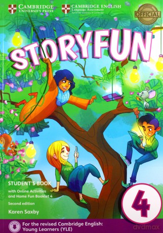 Storyfun for Movers 4 Student's Book with Online Activities and Home Fun Booklet 4 - Karen Saxby [KSIĄŻKA]