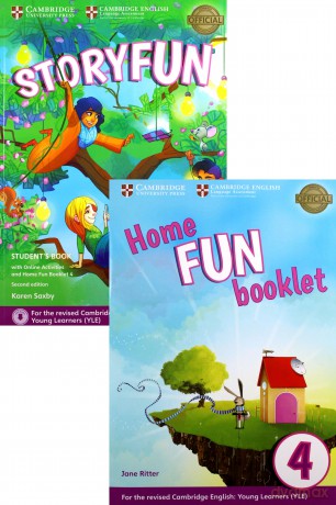 Storyfun for Movers 4 Student's Book with Online Activities and Home Fun Booklet 4 - Karen Saxby [KSIĄŻKA]