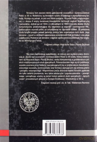 Studia nad wywiadem i konrtwywiadem Polski w XX wieku (Tom 1) [KSIĄŻKA]