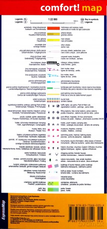 Szczecin i Police plan miasta 1:22 000