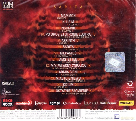 Carrion: Sarita (digipack) [CD]