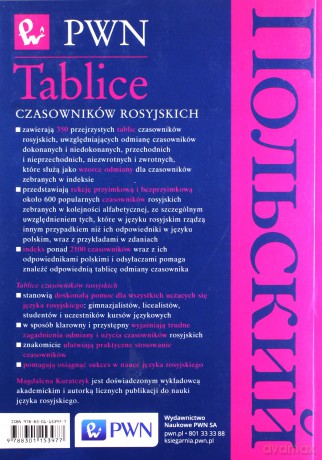 Tablice czasowników rosyjskich - Magdalena Kuratczyk [KSIĄŻKA]