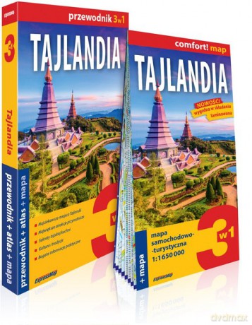 Tajlandia 3w1 Przewodnik + atlas + mapa - Katarzyna Byrtek [KSIĄŻKA]