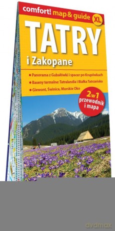Tatry i Zakopane 2w1 Przewodnik i mapa [KSIĄŻKA]