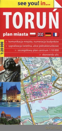 Toruń plan miasta 1:20 000