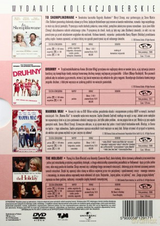 Świat Kobiet: Druhny / To skomplikowane / Mamma Mia! / Holiday [BOX] [4DVD]