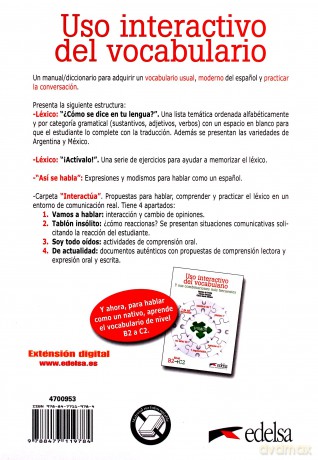 Uso interactivo del vocabulario nivel A-B1 - Angeles Encinar [KSIĄŻKA]