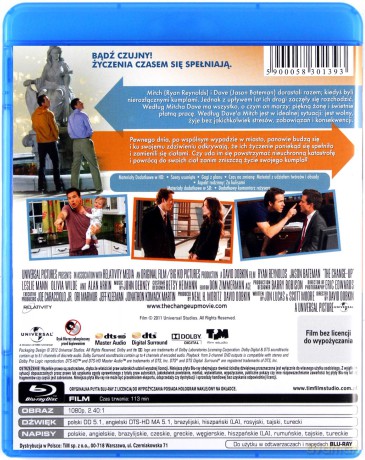 Zamiana ciał [Blu-Ray]