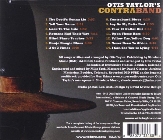 Otis Taylor: Contraband [CD]