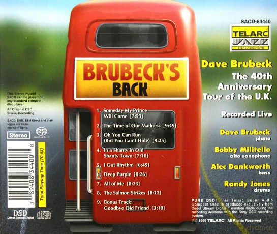 Dave Brubeck: 40th Anniversary Tour of the UK  [SACD]