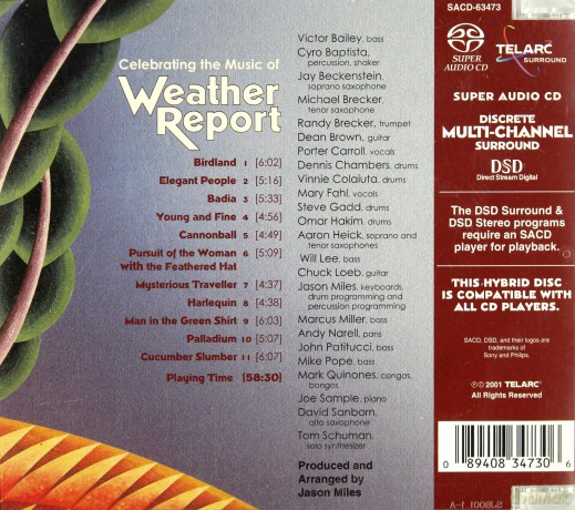Celebrating The Music Of Weather Report [SACD]