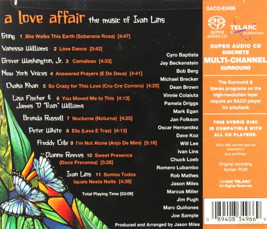 A Love Affair: Music Of Ivan Lins [SACD]