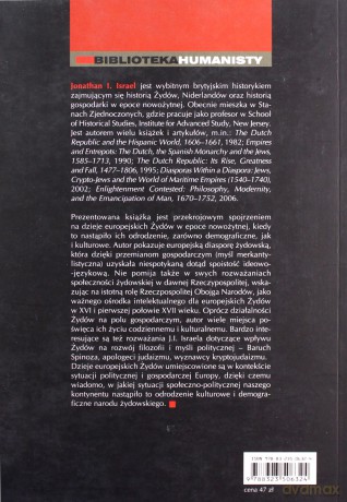 Żydzi europejscy w dobie merkantylizmu 1550-1750 - Jonathan I. Israel [KSIĄŻKA]