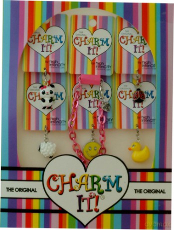 CHARM IT zestaw 5 zawieszek + bransoletka