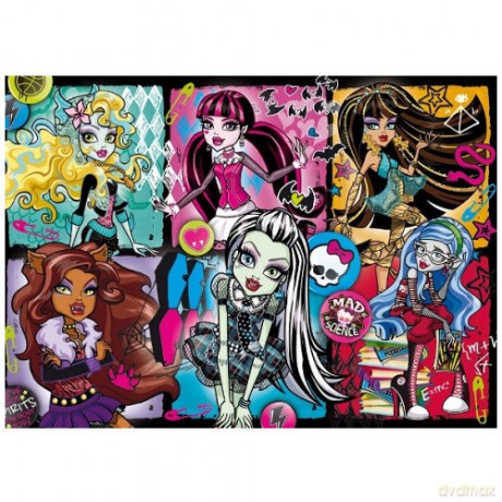 CLEMENTONI 200 el Brokat Monster High [PUZZLE]